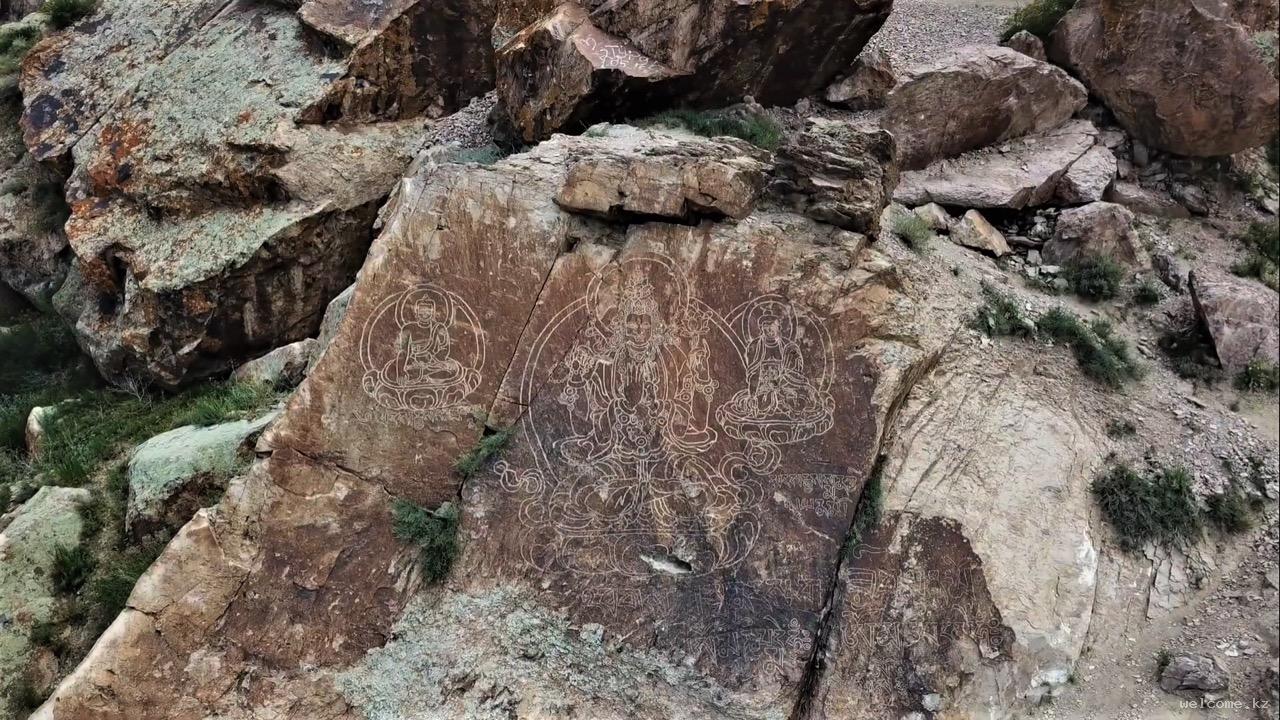 Rock paintings in Kazakhstan